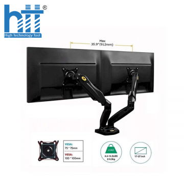 Giá treo màn hình máy tính North Bayou Dual Monitor NB-F160