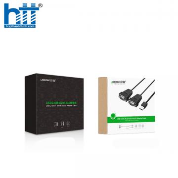 Cáp USB to 2 rs232 ( USB to 2 Com) chính hãng Ugreen 30769 cao cấp