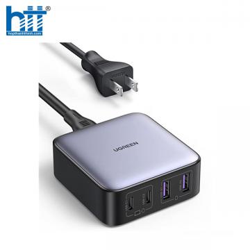 Sạc bàn nhanh GaN 65W USB Type-C x2, Type-A x2 Ugreen 90735 cao cấp