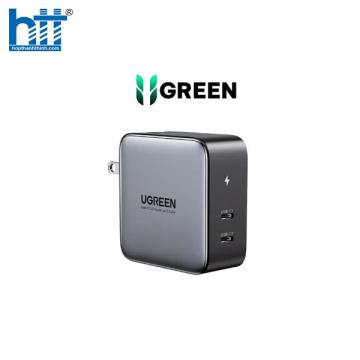 Củ sạc nhanh 100W GaN Nexode 2 cổng USB Type-C Hỗ trợ QC4+, PD3.0 Ugreen 40795 (US)