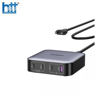 UGREEN 90928 100W 2C2A KÈM CÁP NGUỒN 2M BỘ SẠC MÁY TÍNH ĐỂ BÀN NEXODE PHÍCH CẮM EU MÀU ĐEN CD328