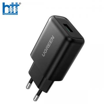 Củ sạc nhanh 18W USB Type-A Hỗ trợ QC 3.0 Ugreen 70273 cao cấp (EU)