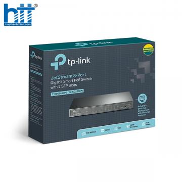 Switch TP-Link JetStream TL-SG2210P (Gigabit (1000Mbps)/ 10 Cổng/ 2 SFP/ Smart Switch/ 8 cổng PoE/ Vỏ Thép)