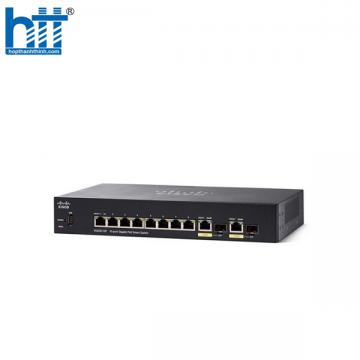 Switch Cisco SG250-08HP-K9-EU (Gigabit (1000Mbps)/ 8 Cổng/ Smart Switch/ 8 cổng PoE/ Vỏ Thép)