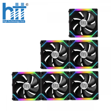 Fan Lian Li UNI Fan SL 120 Triple Black (LED ARGB - Fan ghép nối không dây)