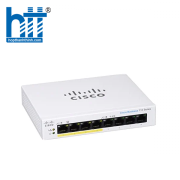 Thiết bị chuyển mạch Switch CISCO CBS110-8T-D-EU Unmanaged 8-port GE