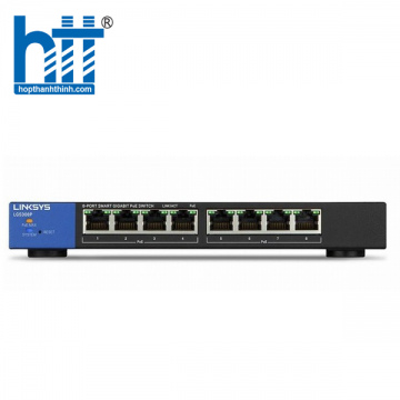 Linksys LGS308P 8-Port Business Gigabit Smart Switch POE+