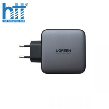 Củ sạc nhanh 65W GaN 3 cổng USB Type-C x2 USB Type-A x1 Hỗ trợ QC4+, PD3.0.. Ugreen 90409 cao cấp