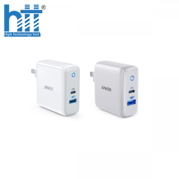 Sạc 2 Cổng Anker PowerPort PD+2 35w (1 PD 20W, 1 PIQ 15W) - A2636