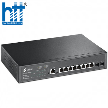 Thiết bị mạng Tplink T2500G-10MPS 8-Port Gigabit L2 Managed PoE+ Switch with 2 SFP Slots