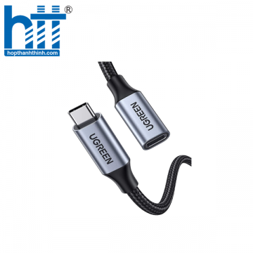 Ugreen 80808 3M USB C Sang USB B 2.0 Cáp Máy In Alu Ốp Lưng Viền Đen US370 10080808