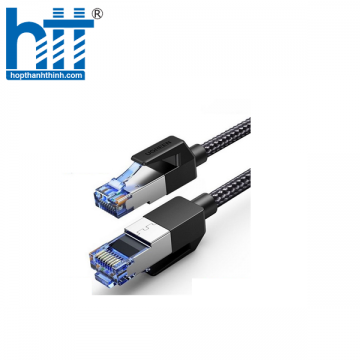 Cáp Ethernet đồng nguyên chất Ugreen 30795 10m Cat8 bện màu đen NW153 10030795