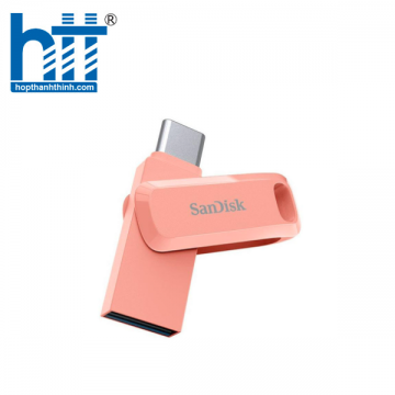 USB SanDisk SDDDC3 Ultra Dual Drive Go 128Gb USB Type-C và USB Type-A (Màu hồng đào)