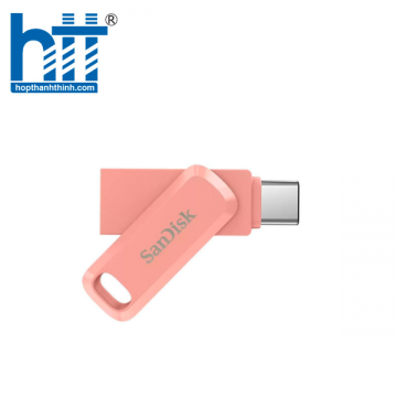 USB SanDisk SDDDC3 Ultra Dual Drive Go 128Gb USB Type-C và USB Type-A (Màu hồng đào)
