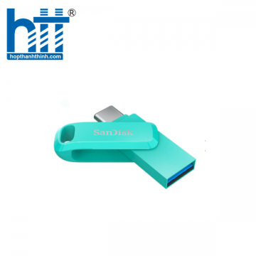 USB SanDisk SDDDC3 Ultra Dual Drive Go 128Gb USB Type-C và USB Type-A (Màu xanh bạc hà)