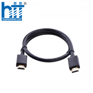Ugreen 10106 1M màu Đen Cáp tín hiệu HDMI chuẩn 1.4 hỗ trợ phân giải 4K * 2K 50hz HD104 20010106