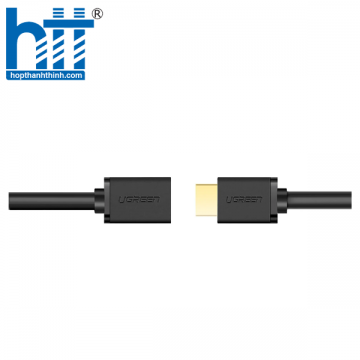 Ugreen 10145 3M màu Đen Cáp tín hiệu HDMI nối dài hỗ trợ 4K x 2K HD107 20010145