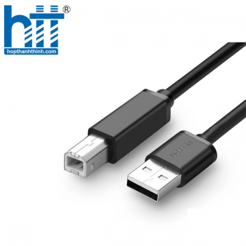Ugreen 10327 2M màu Đen Cáp USB 2.0 sang USB B máy in US104 20010327