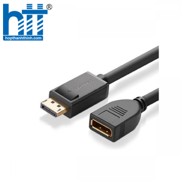 Ugreen 20407 25CM Màu Đen Cáp nối dài Displayport DP104 20020407