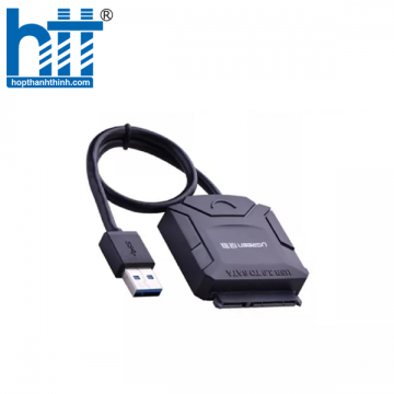 Ugreen 20953 0.5M USB 3.0 ra SATA bộ chuyển ổ cứng và ssd màu xám 50cm CR108 20020953
