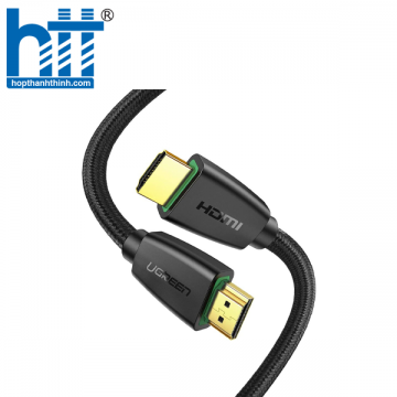 Ugreen 30190 1.5M màu Đen Cáp tín hiệu HDMI chuẩn 1.4 hỗ trợ phân giải 4K * 2K HD116 20030190