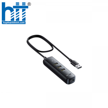 Ugreen 80657 1M Đen USB 3.0 4 Cổng Hub CM416 20080657