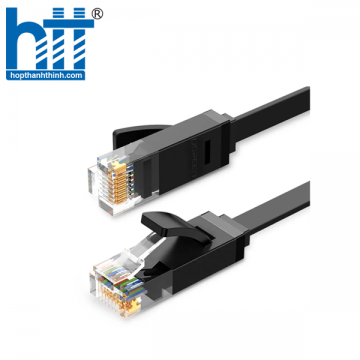Ugreen 50175 3M màu Đen Cáp mạng LAN CAT6 dây dẹt NW102 20050175