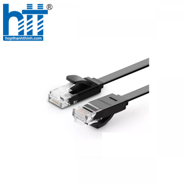 Ugreen 50177 8M màu Đen Cáp mạng LAN CAT6 dây dẹt NW102 20050177