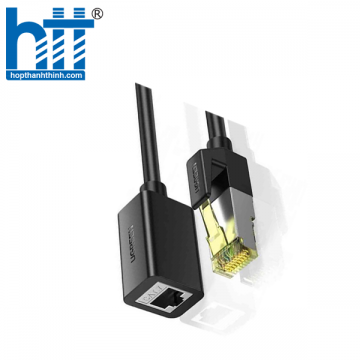 Ugreen 80411 1M Cat7 Od6.5Mm Đen Nam Đến Nữ Đồng Nguyên Chất Ethernet Nối Dài NW148 10080411