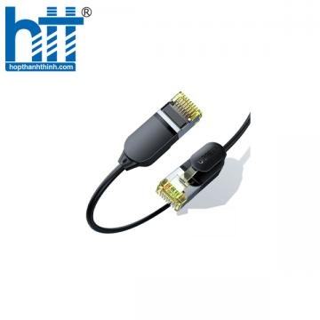 Ugreen 80415 1M 10Gbps màu đen cáp mạng CAT7 siêu mỏng nhỏ 0.38mm NW149 20080415