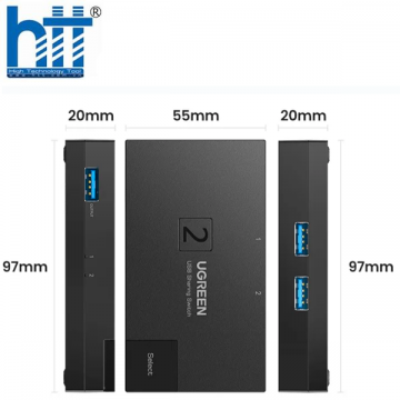Bộ gộp USB 3.0 2 ra 1 Ugreen 15149