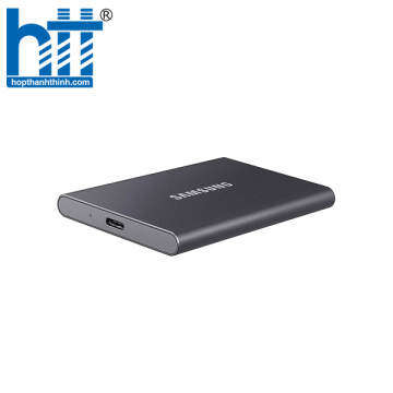 Ổ cứng SSD gắn ngoài SamSung T7 Portable 500GB Màu xám, Model (MU-PC500T/WW)