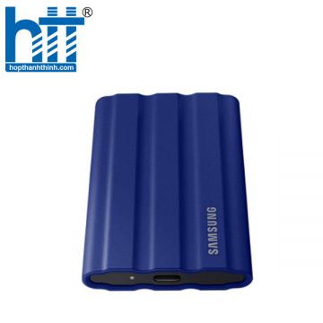 Ổ cứng SSD Samsung T7 Shield 1TB USB 3.2 Gen 2, Blue, Up to 1,050MB/s (MU-PE1T0R/WW)