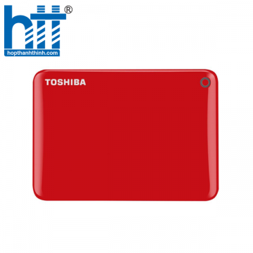 Ổ cứng di động Toshiba Canvio Connect Portable V9 2TB - Đỏ