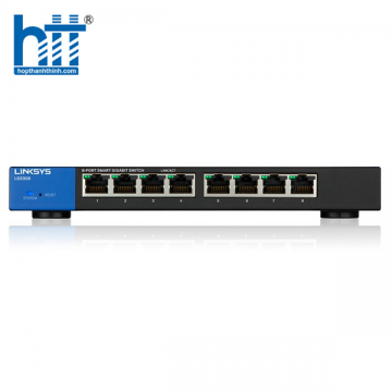 Switch Linksys LGS308 (Gigabit (1000Mbps)/ 8 Cổng/ Smart Switch/ Vỏ Thép)