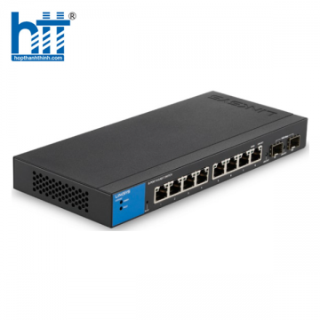 Linksys LGS310C 8-Port Managed Gigabit Ethernet Switch with 2 1G SFP Uplinks