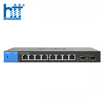 Linksys LGS310C 8-Port Managed Gigabit Ethernet Switch with 2 1G SFP Uplinks