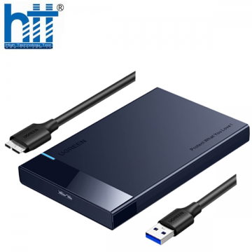 Hộp đựng ổ cứng SSD , HDD chuẩn Sata 2.5inch Ugreen 40723 Màu Xanh