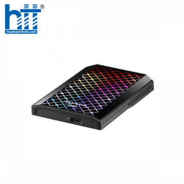 Ổ cứng di động SSD Adata SE900G 512Gb USB3.2 Led RGB (Màu đen)