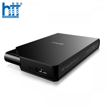 Ổ CỨNG DI ĐỘNG SILICON POWER STREAM S03 1TB BLACK, 2.5 INCH (USB 3.1 GEN1/USB 3.0) - SP010TBPHDS03S3K