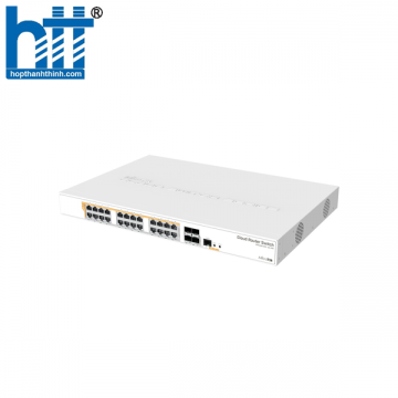 Bộ chuyển mạch Switch POE Mikrotik CRS328-24P-4S+RM