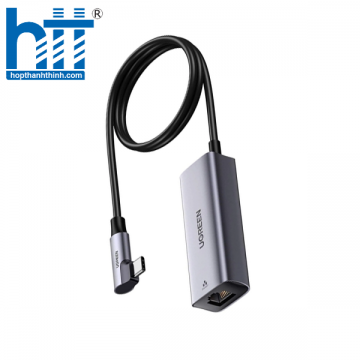 Ugreen 80605 1.2M Bộ chuyển Type C sang Rj45 + Sạc Pd