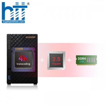 Thiết Bị Lưu Trữ Mạng NAS Asustor Drivestor 2 AS1102T