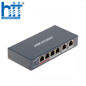 Switch mạng 4 cổng POE HIKVISION DS-3E0106P-E/M