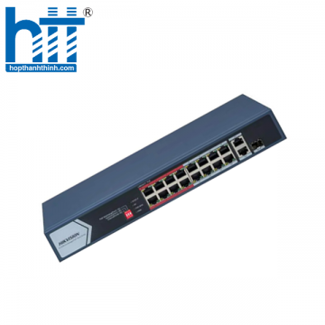 Switch mạng thông minh 16 cổng PoE HIKVISION DS-3E1318P-EI/M