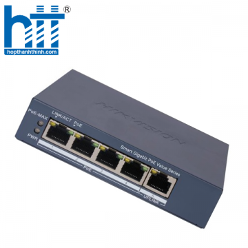 Switch mạng thông minh 4 cổng PoE Gigabit Hikvision DS-3E1505P-EI/M