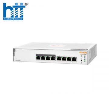 Switch Aruba Instant On 1830 8G JL811A 65W (Gigabit (1000Mbps)/ 8 Cổng/ Smart Switch/ 4 cổng PoE/ Vỏ Thép)