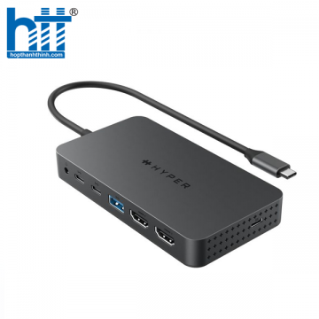 CỔNG CHUYỂN HYPERDRIVE NEXT DUAL 4K HDMI 7 PORT USB-C XUẤT 2 MÀN HÌNH ĐỘC LẬP CHO MACBOOK M1/M2/M3 – HD7002GL