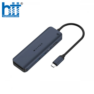 CỔNG CHUYỂN HYPERDRIVE NEXT 6-IN-1 PORT USB-C CHO LAPTOP/MACBOOK – HD4002GL