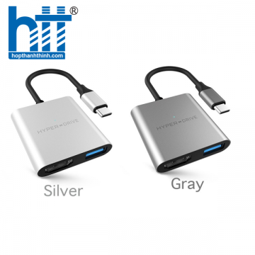 CỔNG CHUYỂN HYPERDRIVE 4K HDMI 3-IN-1 USB-C HUB FOR MACBOOK, IPAD, SURFACE, PC /IPHONE 15 PRO – HD259A
